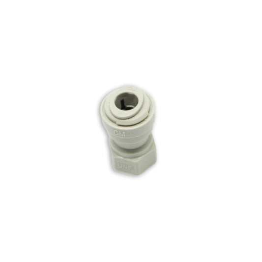 DM Push In Fitting - FEMALE ADAPTOR MFL Thread to 8mm OD
