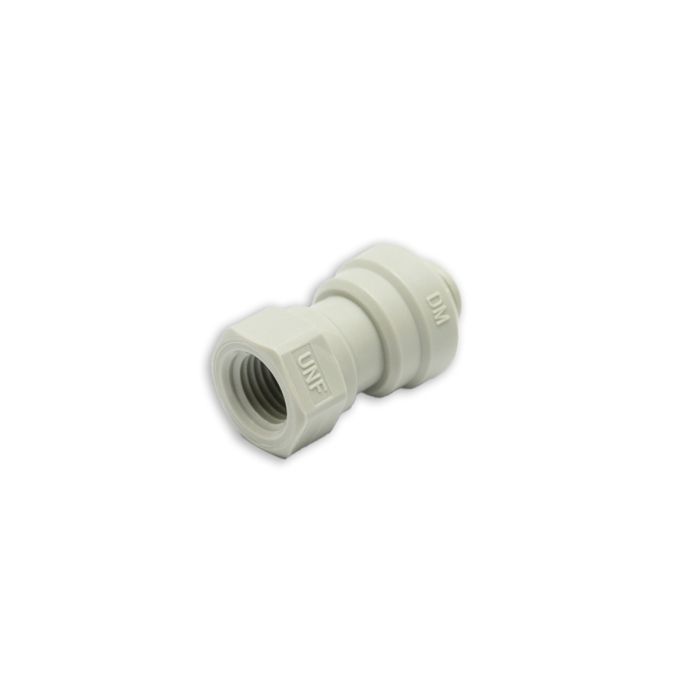 DM Push In Fitting - FEMALE ADAPTOR MFL Thread to 8mm OD
