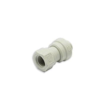 DM Push In Fitting - FEMALE ADAPTOR MFL Thread to 8mm OD