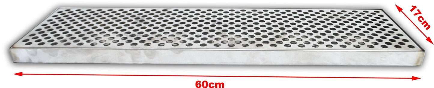Stainless Steel 60cm Counter Top Drip Tray for Kegerators
