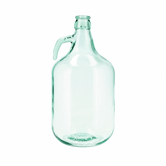 5L glass demijohn with more space around it
