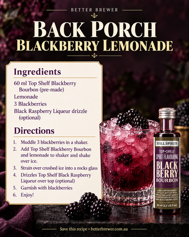 STILL SPIRITS TOP SHELF BLACKBERRY BOURBON