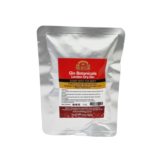 BOTANICALS LONDON DRY GIN 60g