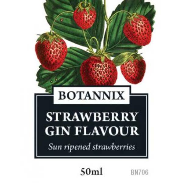 BOTANNIX STRAWBERRY GIN FLAVOUR 50ml