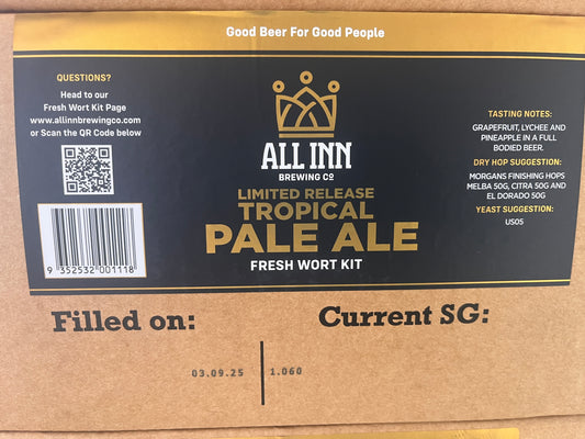 All In Brewing Tropical Pale Ale Fresh Wort Kit