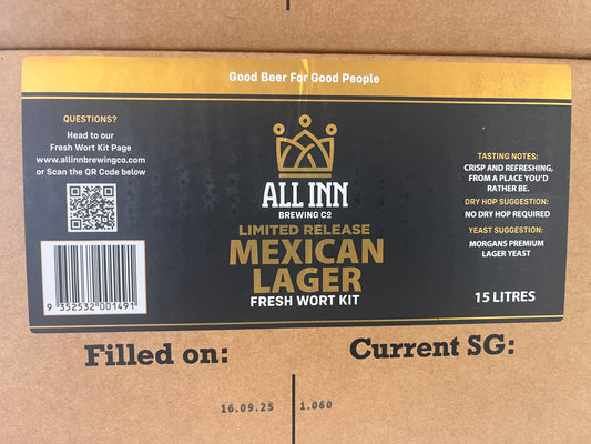 All In Brewing MEXICAN LAGER Fresh Wort Kit