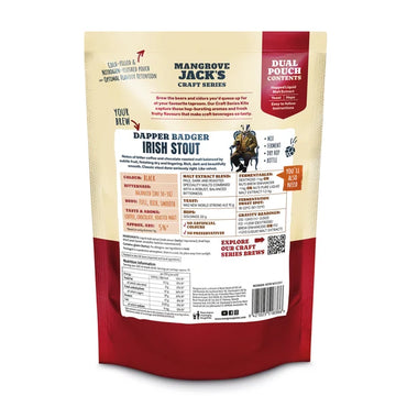 Mangrove Jacks Craft Series Irish Stout With Golding Hop 2.2Kg