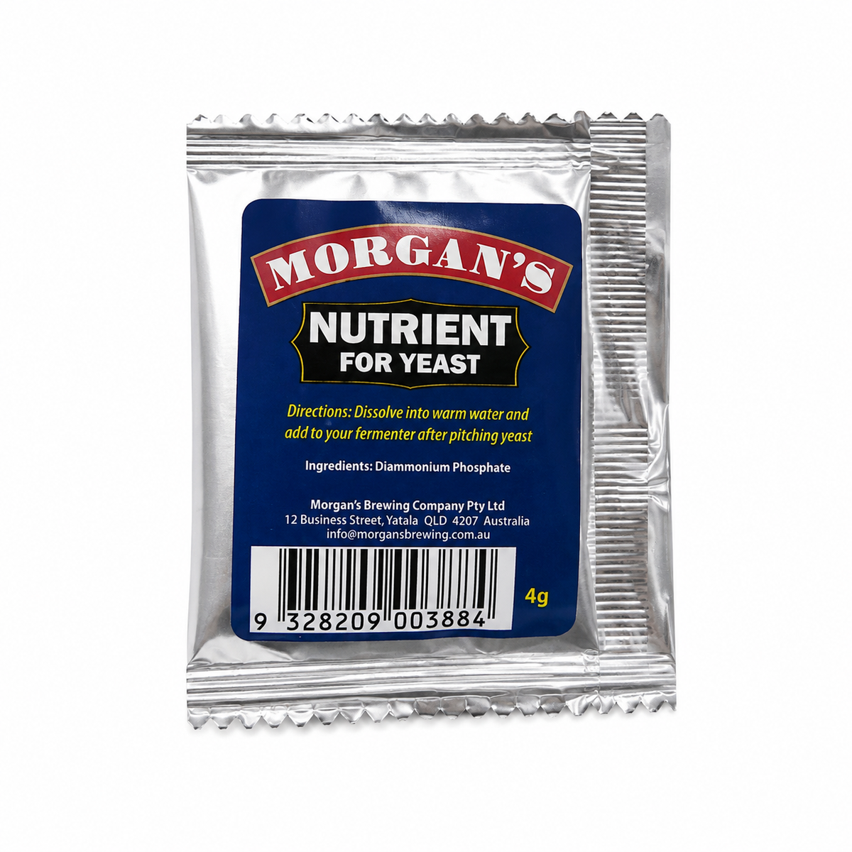 Morgans Nutrient For Yeast 4g
