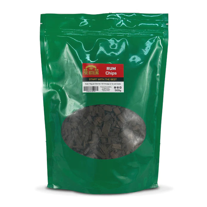 PURE DISTILLING RUM CHIPS 500g