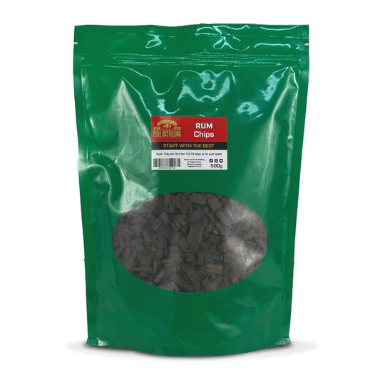 PURE DISTILLING RUM CHIPS 500g