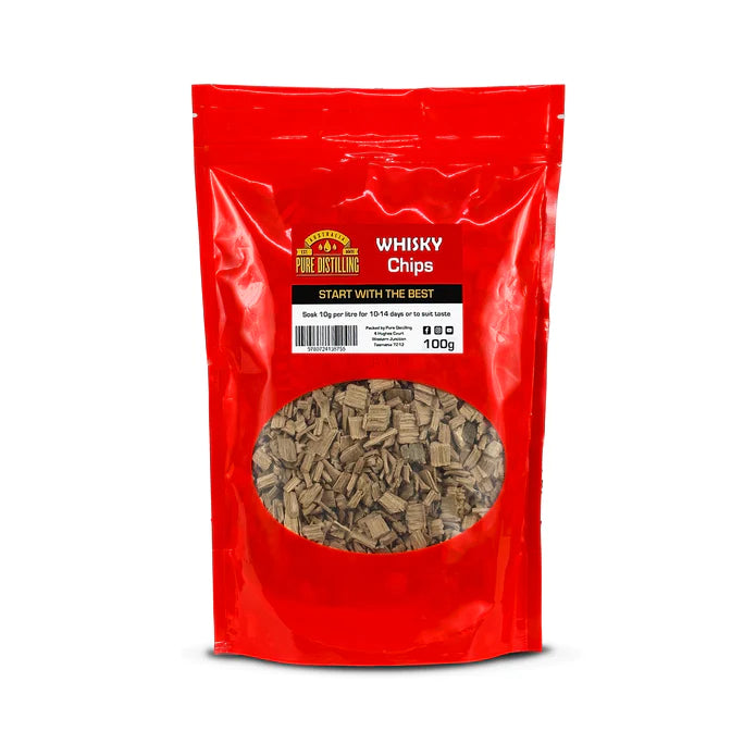 PURE DISTILLING WHISKEY CHIPS 100g