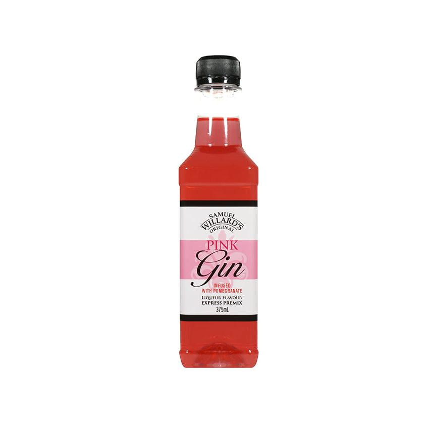 Samuel Willard's Original Pink Gin express premix 375ml bottle.