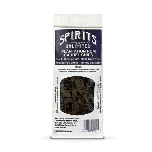 SPIRITS UNLIMITED PLANTATION RUM BARREL CHIPS 100g
