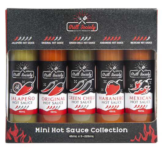 GRILL SOCIETY - Mini Hot Sauce Collection