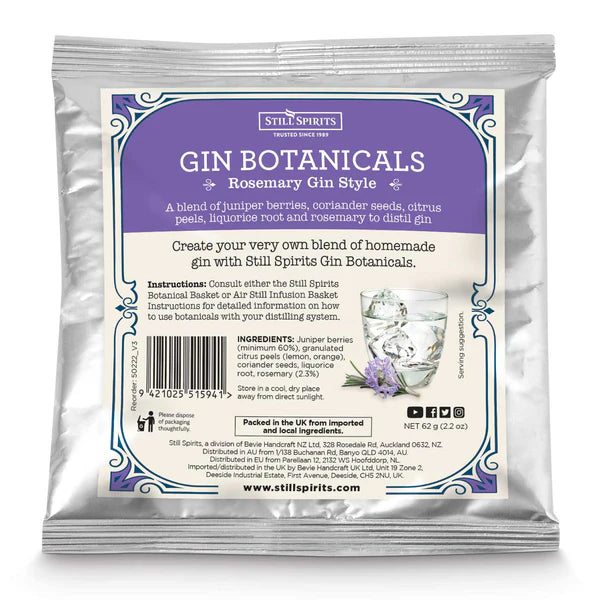 STILL SPIRITS GIN BOTANICALS ROSEMARY STYLE 62.5g