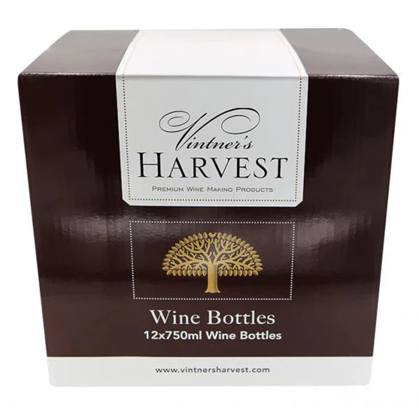 Vintner's Harvest Wine Bottles 12 x 750ml Bordeaux bottles