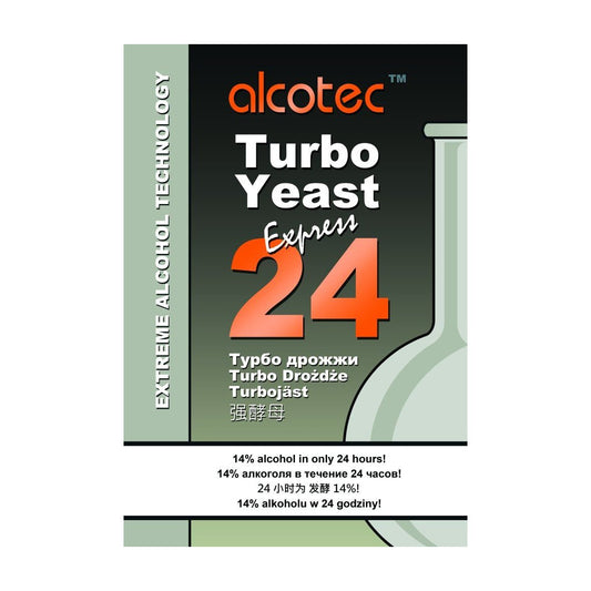 Alcotec 24 Express Turbo Yeast packet.