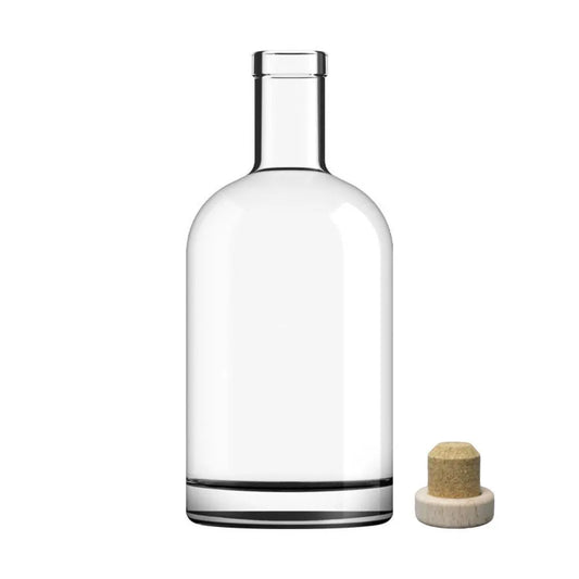 Glass SPIRIT BOTTLE & cork - Apollo 700ml