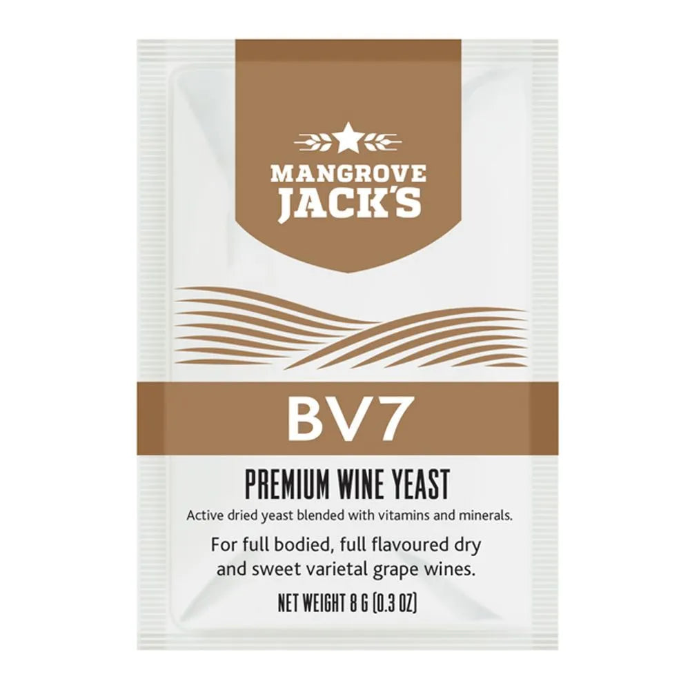 MANGROVE JACKS BV7 PREMIUM WINE YEAST 8g
