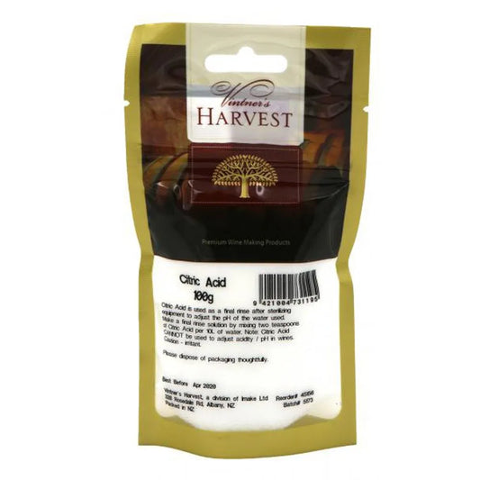 VINTNER'S HARVEST CITRIC ACID 100g