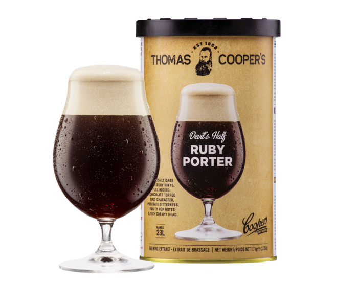 THOMAS COOPERS DEVILS HALF RUBY PORTER 1.7kg