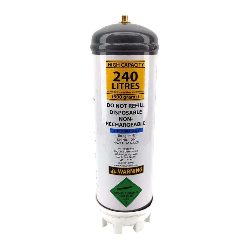Disposable Gas Cylinder (N2) 2.2L Nitrogen