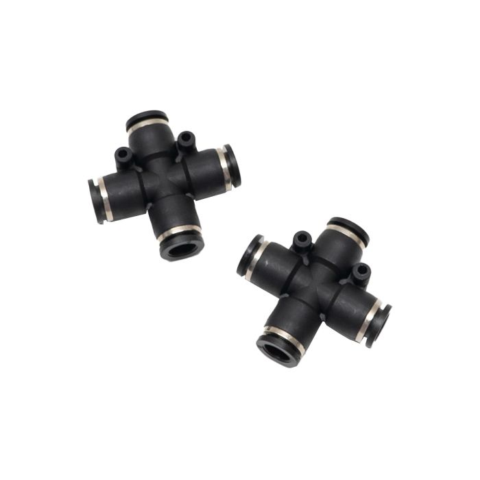 4 Way Push In Fitting Suits 8mm Line (5/16)