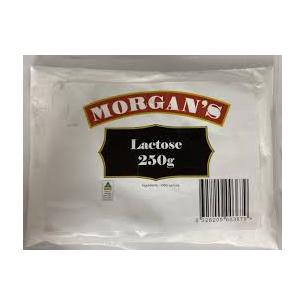 Morgan's Lactose 250g packet.