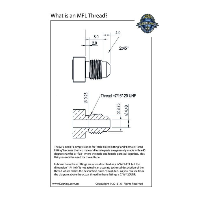 MFL Liquid Premium Ball Lock Disconnect (Black)