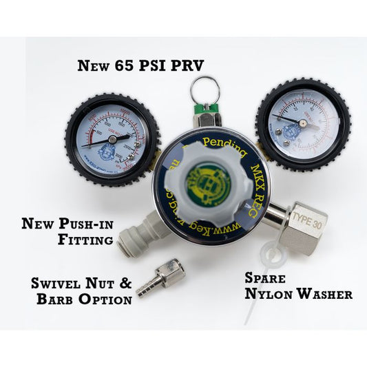 MKX Dual Gauge Regulator for CO2