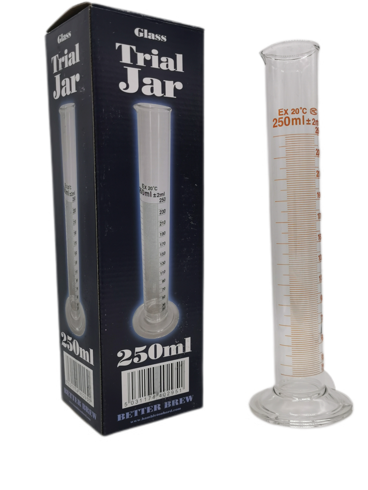 GLASS MEASURING JAR 250ml