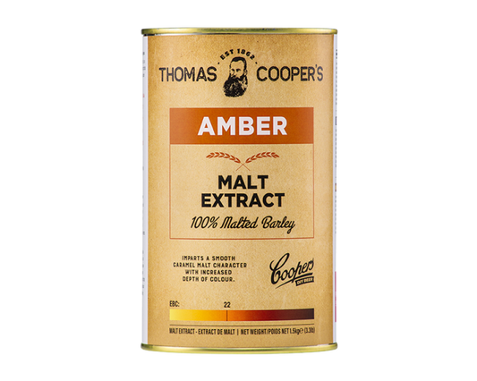 THOMAS COOPERS AMBER MALT EXTRACT 1.5Kg