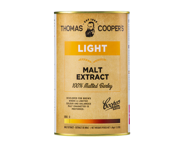 THOMAS COOPERS LIGHT MALT EXTRACT 1.5Kg