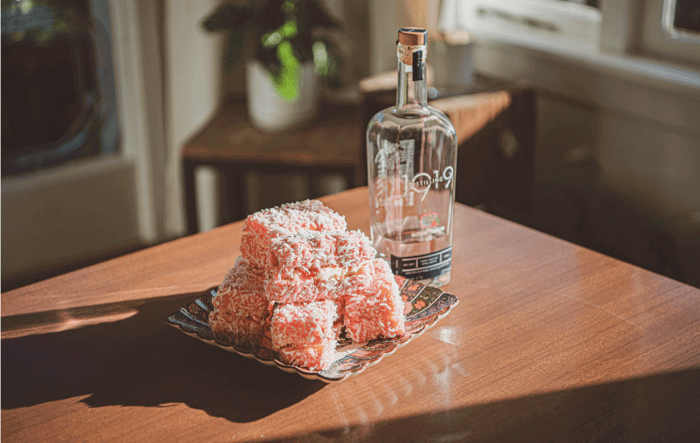 Pink Gin Raspberry Lamington Recipe (includes sponge cake and Gin jam recipes)
