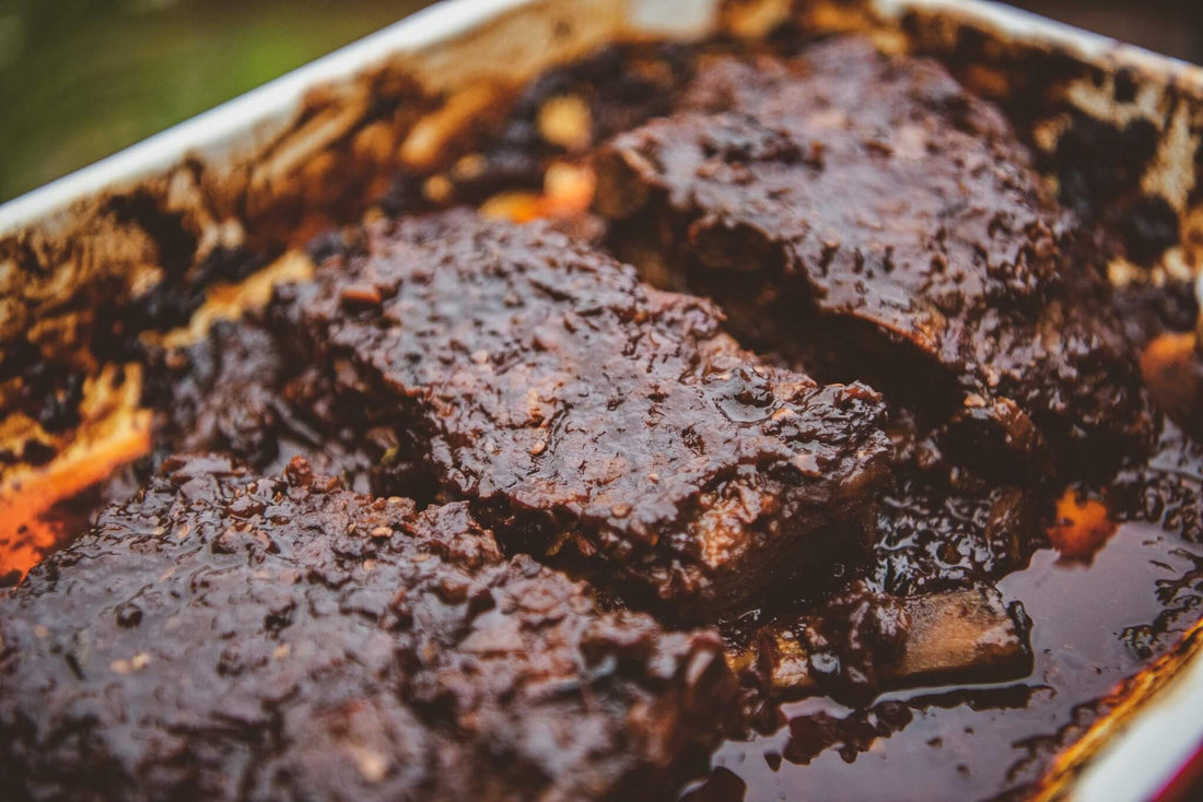 Sticky Bramble Gin Pork Ribs
