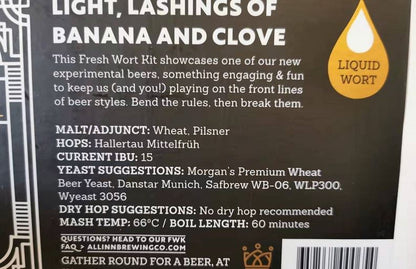 All In Brewing Hefeweizen Fresh Wort Kit