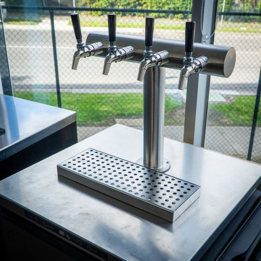 Drip Tray Stainless Steel for Kegerator Tops