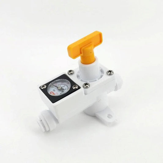 Inline Regulator with integrated gauge (0-60psi) 8mm duotight