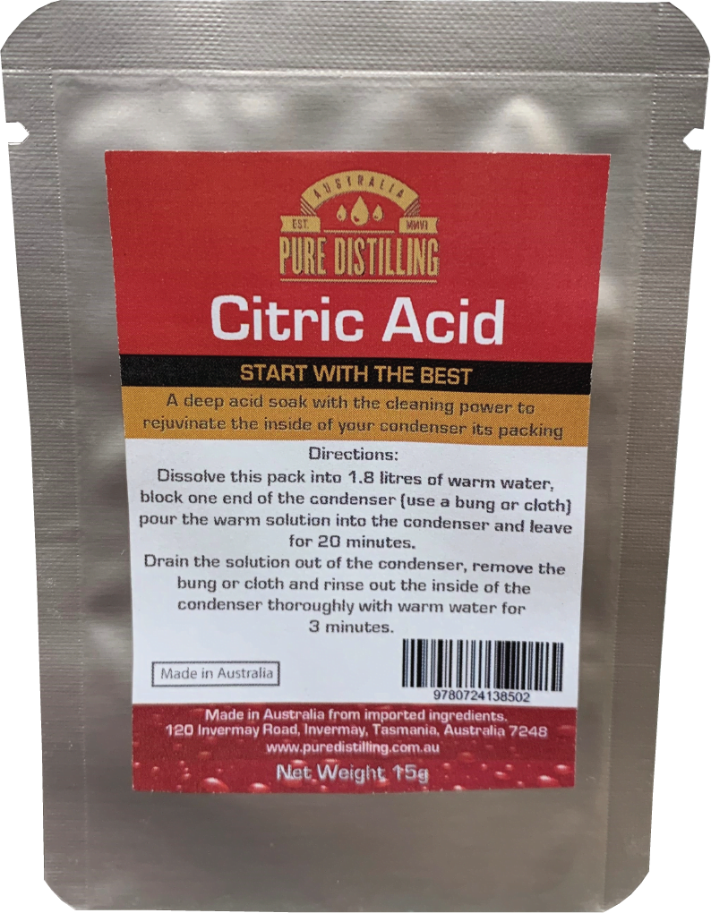 PURE DISTILLING Citric Acid 15g