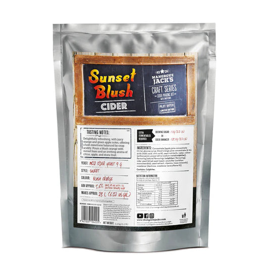 MANGROVE JACKS CRAFT SERIES SUNSET BLUSH CIDER 2.4kg