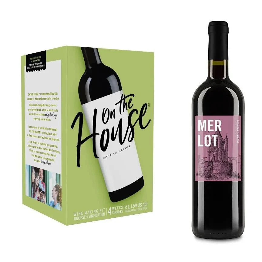 On The House Merlot Style Wine Kit
