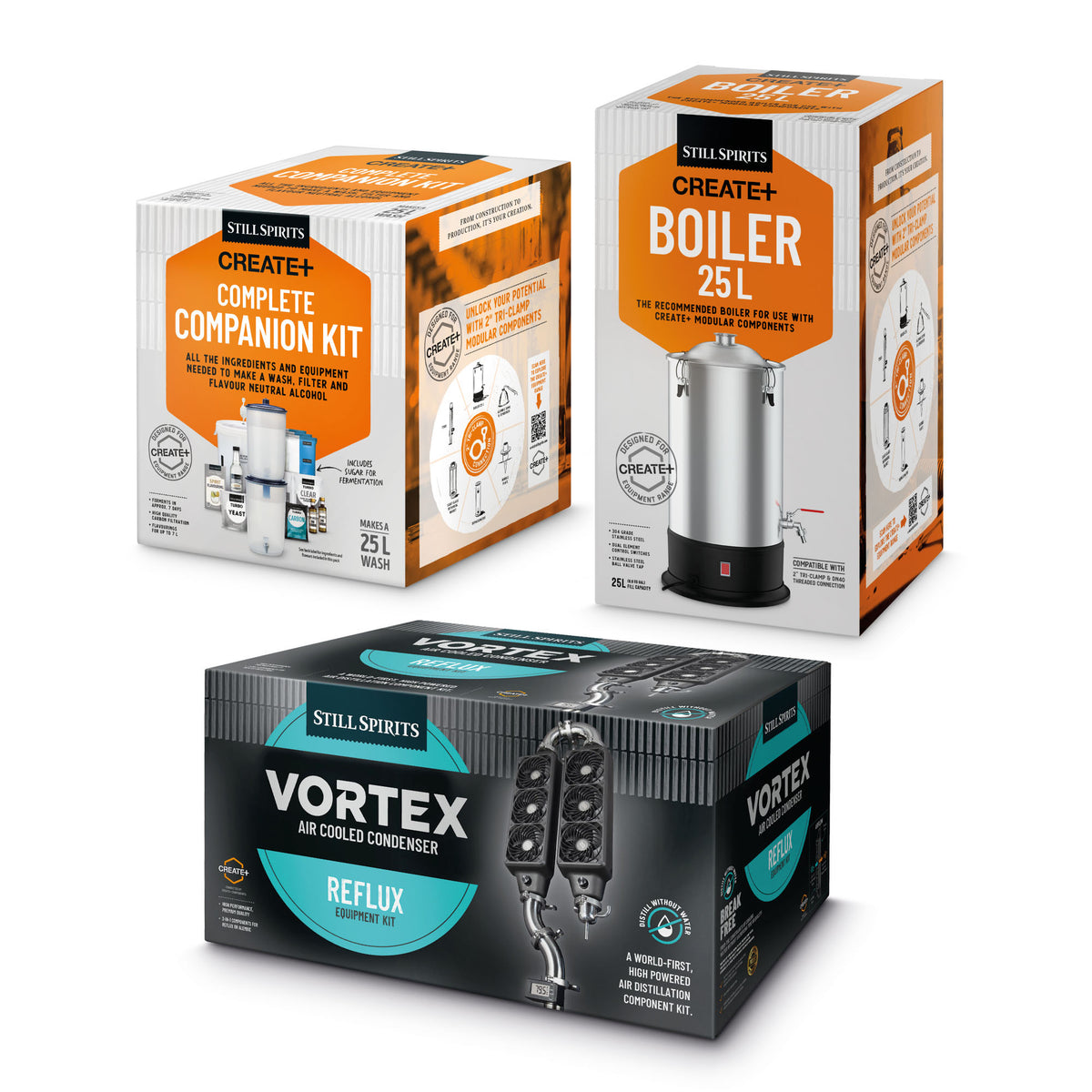 Still Spirits Create+ Vortex Reflux Complete Starter Bundle