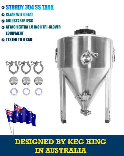 Apollo TITAN 30L Stainless Steel Pressure Fermenter