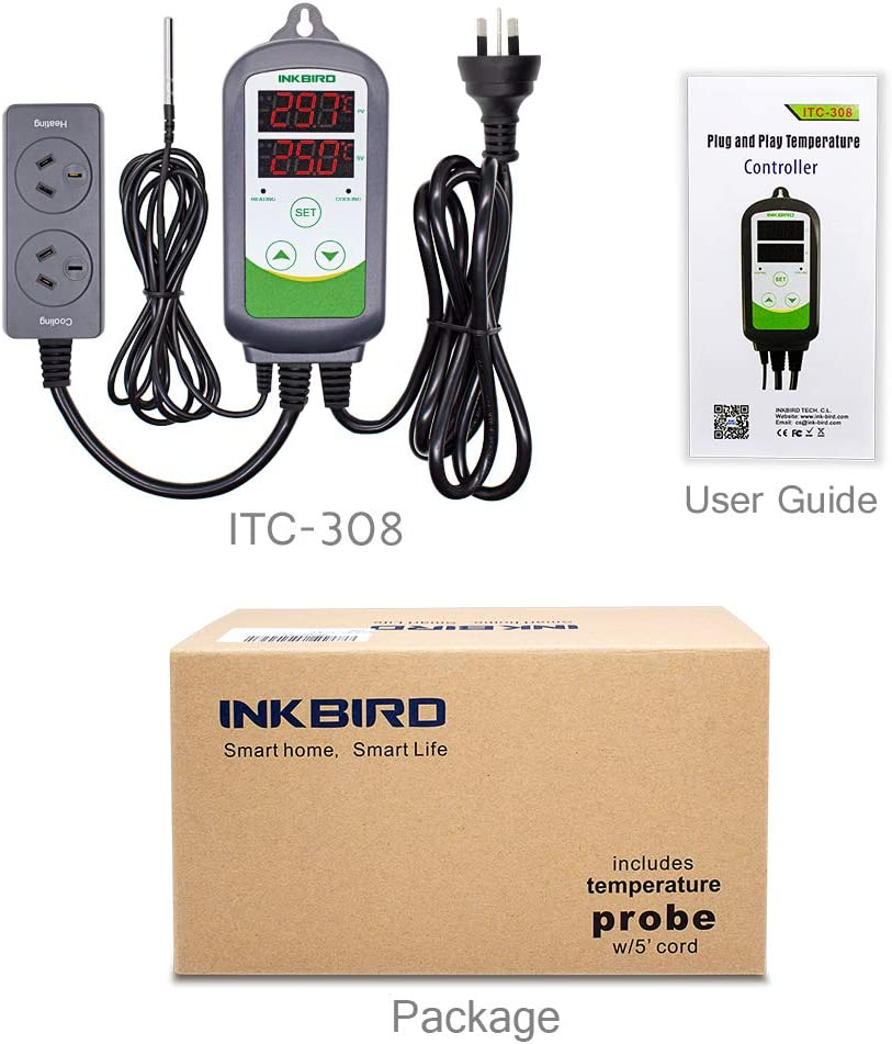 INKBIRD FRIDGE DUAL TEMPERATURE CONTROLLER