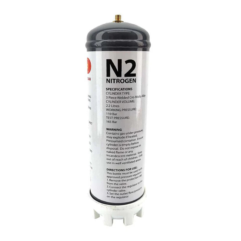 Disposable Gas Cylinder (N2) 2.2L Nitrogen