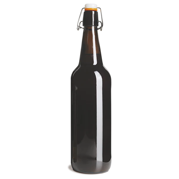 AMBER FLIP TOP BOTTLE 750ML