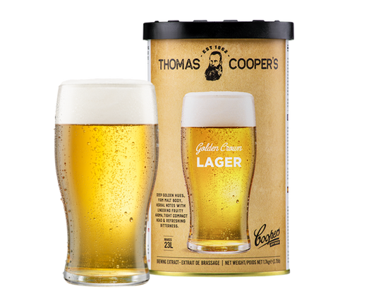 THOMAS COOPERS GOLDEN CROWN LAGER 1.7kg