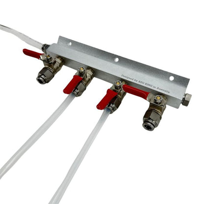 4 Way Gas Line Manifold Push In MANIFOLD