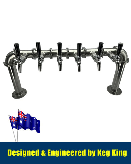 Modular Beer Tower Font with Six Taps