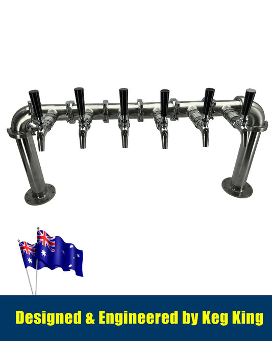 Modular Beer Tower Font with Six Taps